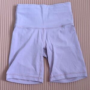 TNA Women's High-Rise Light Lavender Bike Shorts